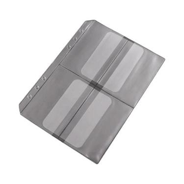 Imagem de Pastas De Armazenamento A5 Com 6 Furos, Bolsa Transparente Para Organi