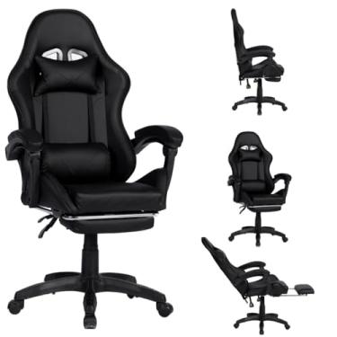 Imagem de Brin7 - Cadeira Escritorio Gamer Ajustes Ergonômica B7-008 BRIN7 - Preto