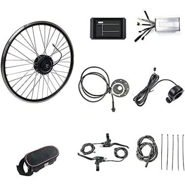 Imagem de Kit De Conversão De Bicicleta Elétrica, 48V 1000W 20" 24" 26" 27,5" 28" 29" 700C Direct Drive À Prova D'água Kit De Conversão De Bicicleta Elétrica - Kit De Motor De Cubo De Bicicleta Elétrica De