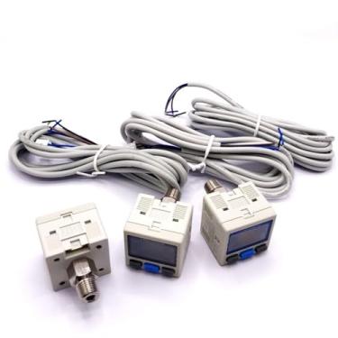 Imagem de ZSE30AF / ISE30A Interruptor de pressão eletrônico de pressostato/medidor de pressão digital Processador de fonte de ar 1 peça (ZSE30A-01-N-L)