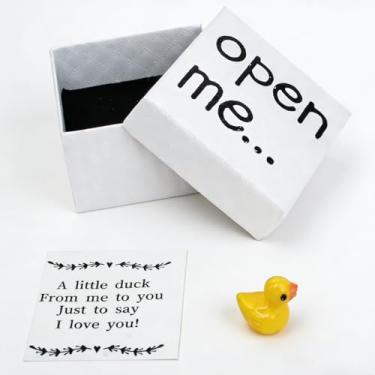 Imagem de Threetols Presente de pato, presente exclusivo de caixa de fósforos para namorada, presente surpresa para namorado, presente surpresa para o dia das mães, aniversário, dia dos namorados