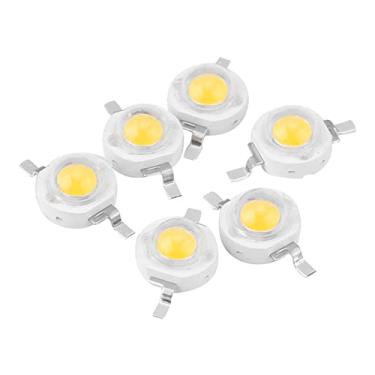 Imagem de Pissente Luzes de LED, 100PCS 1W Alto Potência SMD Lâmpadas LED Com Base de Alumínio para Luminárias DIY Jardim Teto Decoração Arquitetônica Lâmpadas de Rua (branco quente 3000K)