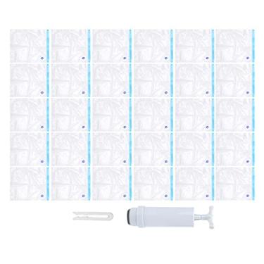 Imagem de Secador de filamento Sacos de vedação a vácuo Resistente à umidade Armazenamento de segurança para peças de impressora 3D PLA Plástico 33x30cm 30 unidades com extrator de bomba de