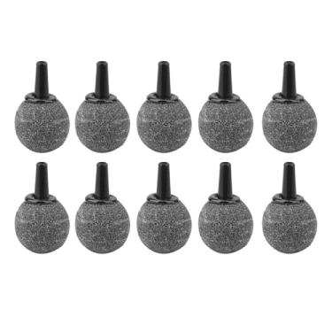 Imagem de HEEPDD Pedra de Bolha de Oxigênio de Cabaça de 10 Unidades para Aquário de Tanque de Peixes, Com Interface Padrão de 4 Mm, Feita de Material de Minério, Ajuda a Dissolver Mais