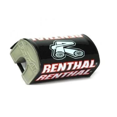 Imagem de Protetor de Guidão Renthal Fatbar - Preto/Branco/Vermelho-Unissex