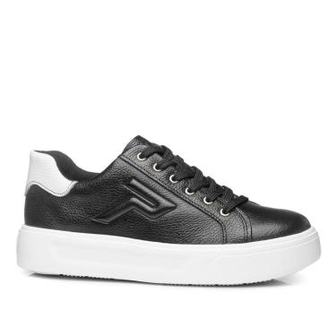 Imagem de Tênis Pegada Feminino em Couro Preto 211216-04-Feminino