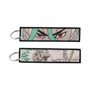 Imagem de Chaveiro Unissex De Anime Bordado Para Motocicletas E Carros Acessório