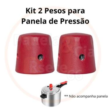 Imagem de KIT 2 PESOS centrais (pino) modelo comum para panela de pressão 2,5 à 