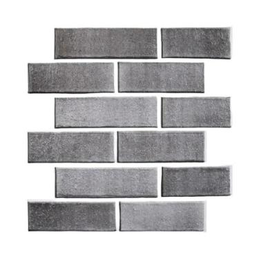 Imagem de Painel De Parede Autoadesivo 3D De Tijolo Falso 30cm X 30cm 10 Peças, 