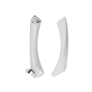 Imagem de Compatível com bmw e90 e91/bmw 3-series painel maçaneta da porta interna do carro sedan puxar guarnição capa 51417230850 51419150335 51419150340(Gray-Set-Left)