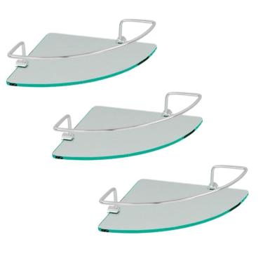 Imagem de Combo 3 Porta Shampoo Canto Simples