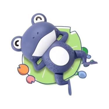 Imagem de Brinquedo De Banho Para Bebê, Sapo De Natação Fofo, Brinquedo De Água 