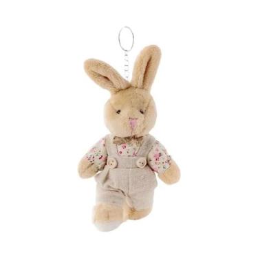 Imagem de Brinquedo De Pelúcia Fofo De Urso Para Meninas, Pingente De Coelho Em 