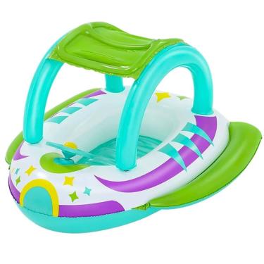 Imagem de Bote Infantil Espaçonave Bel Com Proteção Uv Volante Buzina