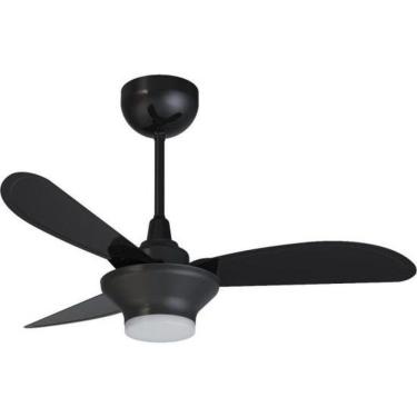 Imagem de Ventilador de Teto Ventisol 3 Pás 6 Velocidades Preto Mistral Bivolt com Controle Remoto