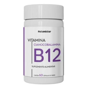 Imagem de Vitamina B12 Cianocobalamina 9,94 Mcg Suplemento Alimentar Concentrado