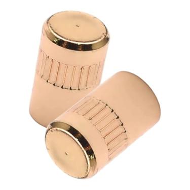 Imagem de Esquirla 2x Pontas para Seletor de Captadores de Guitarra, Tampas para Botões de Chave Seletora, Fácil Instalação e Manutenção, Acessórios para Guitarras, M4 Dourado