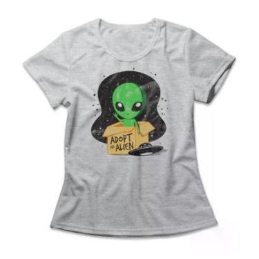 Imagem de Camiseta Studio Geek Adopt An Alien Feminino-Feminino