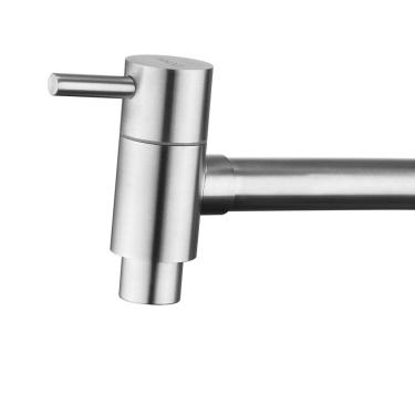 Imagem de Torneira Banheiro Lavatório Inox Mesa Longa 35 Cm Nox09 Doan