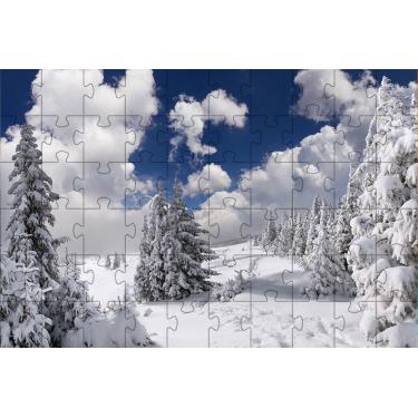 Imagem de Quebra-Cabeça Paisagem com Neve Pelo Mundo de 150 peças