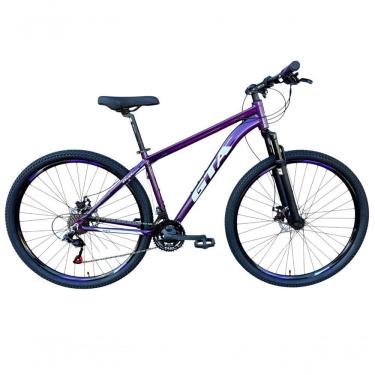 Imagem de Bicicleta Aro 29 Gta Start Aluminio Mtb 21v Freio A Disco Garfo Suspensão - Roxo Tam.15