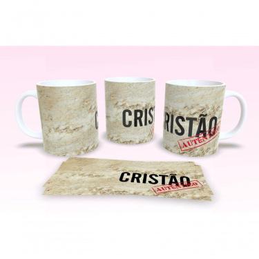 Imagem de Caneca De Porcelana 325ml Decorada Frases Religiosas Estampa 58