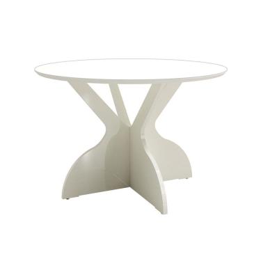 Imagem de Mesa de Jantar Redonda Isabelle Off White 120cm