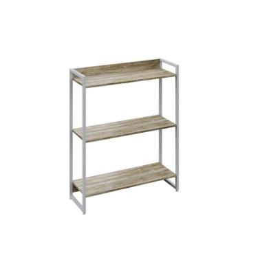 Imagem de Estante Dynamica 80x30x104cm C/03 Prateleiras Carvalho / Est.branca Carvalho / Est.branca