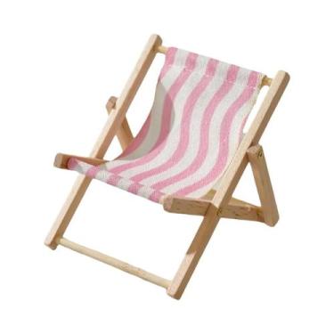 Imagem de Conjunto De Roupa De Praia Para Boneca Labubu Mini De 17cm, Cadeira De