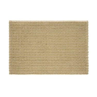 Imagem de Jogo Americano Copa E Cia Avulso Celebrate Retangular Palha E Dourado