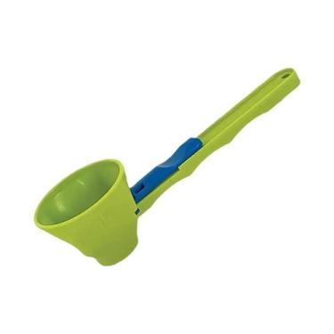 Imagem de Colher Medidora De Proteína Em PP Durável Com Funil Deslizante Para Le