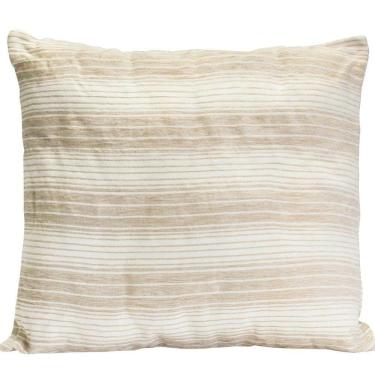 Imagem de Almofada Decorativa Chenille 45x45 Cm 65% Poliéster, 35% Algodão - Bege