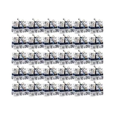 Imagem de Sacolas De Presente Florais INS Fashion Com Fita, Sacolas De Papel Par