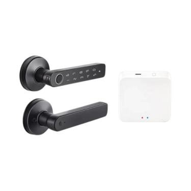 Imagem de Fechadura De Porta Inteligente Com Impressão Digital Bluetooth Q50 Tuy