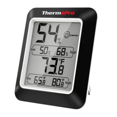 Imagem de Medidor De Temperatura Thermopro Tp50w Monitor Umidade Temperatura