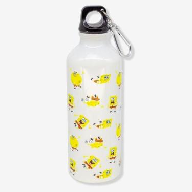 Imagem de Garrafa Com Mosquetão Bob Esponja - Zonacriativa