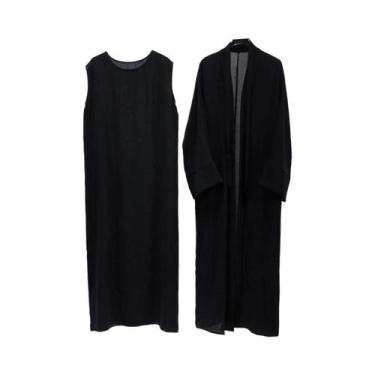 Imagem de Conjunto De Jilbab Muçulmano Solto Para Mulheres Com Cinto, Vestido In