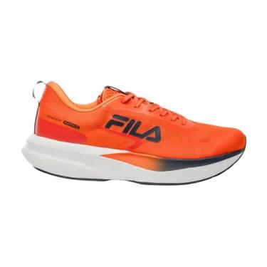 Imagem de Tenis Fila Racer Fastpace Masculino, Tangerine Tango/Navy/Flame Scarlet, 43