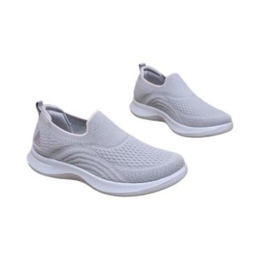 Imagem de Tênis Casuais Femininos Leves E Respiráveis Em Malha, Confortáveis, An