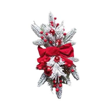 Imagem de Guirlanda De Natal Com Pingentes Decorativos Para Escadas, Portas E Ja