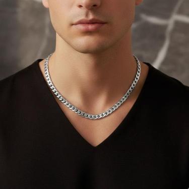 Imagem de Corrente Cordão Grumet Grossa Aço Inox Masculino Unissex - Lojas La&Ny