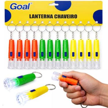 Imagem de 12 Mini Lanternas LED para Crianças Brinde de Festa Infantil - Goal Ki