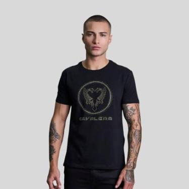 Imagem de Camiseta Cavalera Crystal Eagle Slim-Masculino