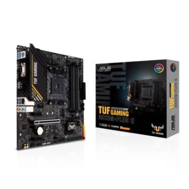 Imagem de Placa Mãe Asus TUF Gaming A520M PLUS II, AMD AM4, 4x Slots DDR4, USB 3.2, Slot M.2 NVMe - Micro ATX