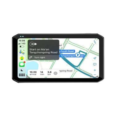 Imagem de Gravador DVR Para Motocicleta De 6,25 Polegadas Com Monitor De Navegaç