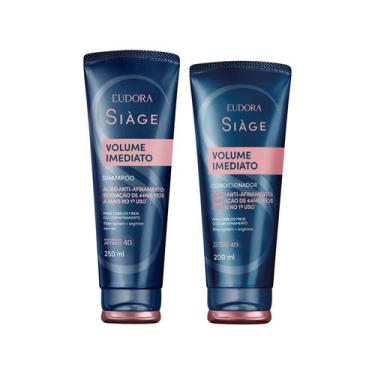 Imagem de Kit Shampoo Ação Anti-afinamento Eudora Siàge - Volume Imediato 250ml 