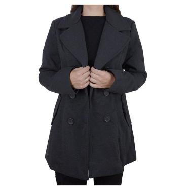 Imagem de Casaco Feminino Facinelli By Mooncity Cinza Escuro - 610257-Feminino