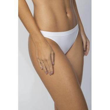 Imagem de Calcinha Fio Dental Lupo Loba 40600 Poliamida., GG, Branco