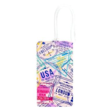 Imagem de Identificador de Bagagem Colorido - Stamps - Sestini, Colorido