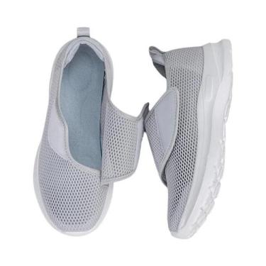 Imagem de Tênis Ortopédico Feminino De Ajuste Largo, Macio E Confortável, Unisse